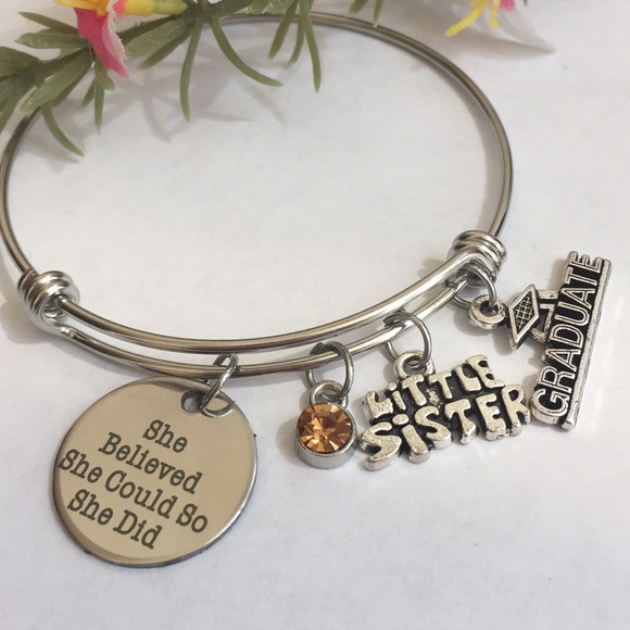 Jewelry New Sister Graduation Charm Bracelet Poshmark